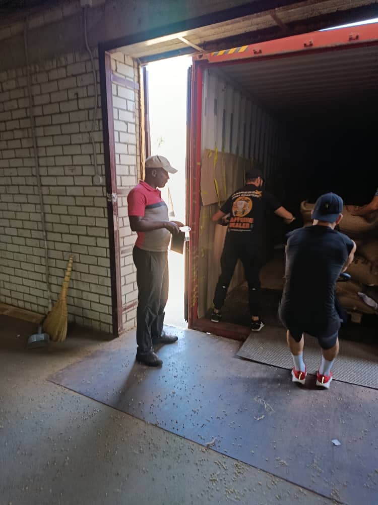 Container offloading and shipment handling